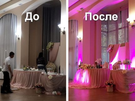 Световой декор помещений (аплайтинг)  - купить на сайте объявлений Сочи онлайн