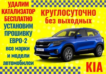 Бесплатное удаление катализатора на KIA  - купить на сайте объявлений Краснодар онлайн