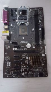 Материнская плата ASRock H81 Pro BTC  - купить на сайте объявлений Армавир онлайн